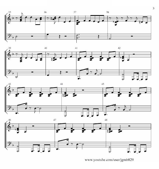 Hands Up （Key of F） - 2PM 2PM 2PM -
