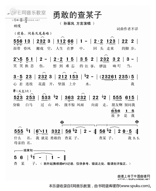 勇敢的查某子-孙翠凤