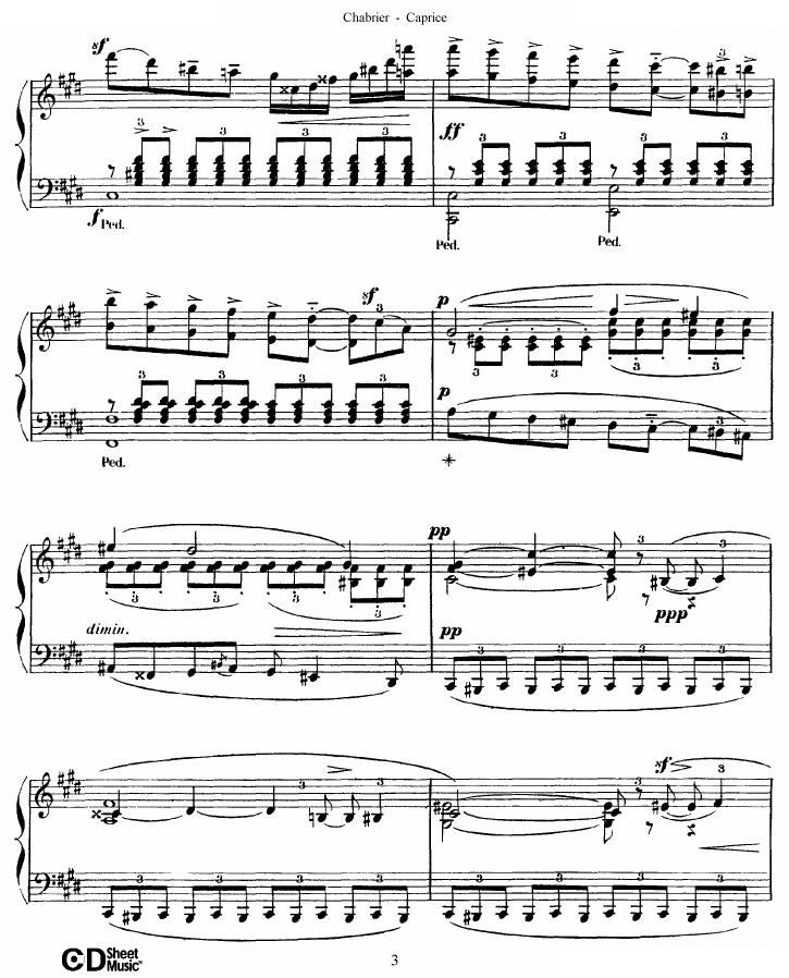 Chabrier - Caprice Caprice -