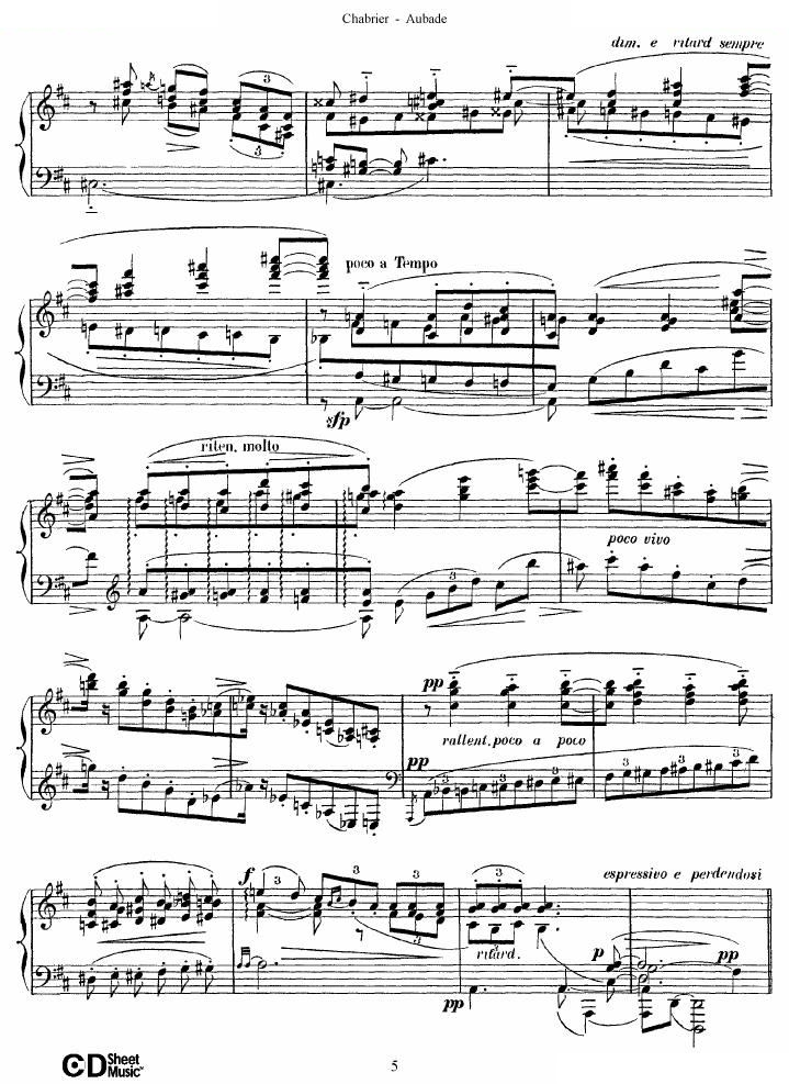 Chabrier - Aubabe Aubabe -