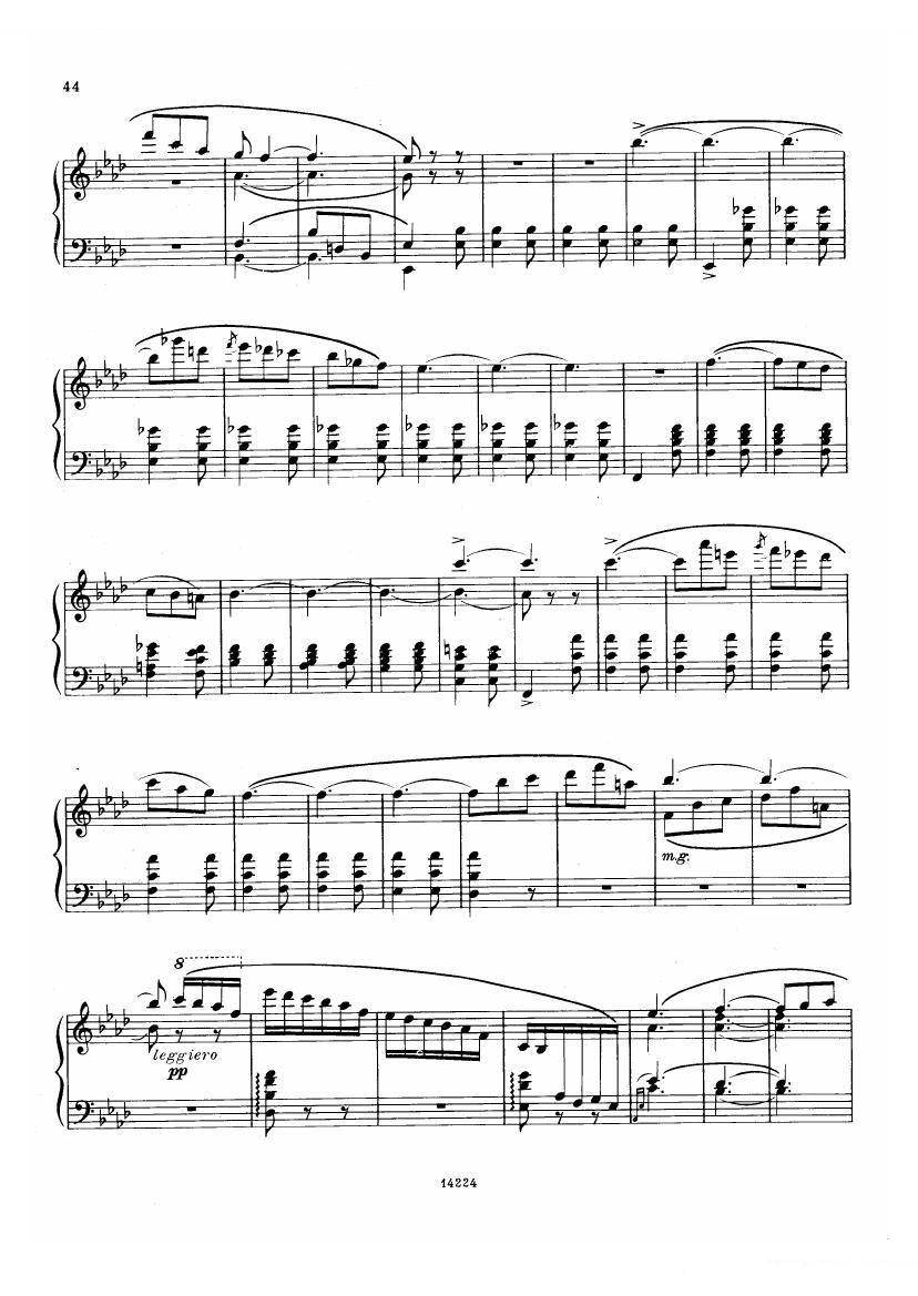 Balakirev - Scherzo No. 1 Scherzo No. 1 -