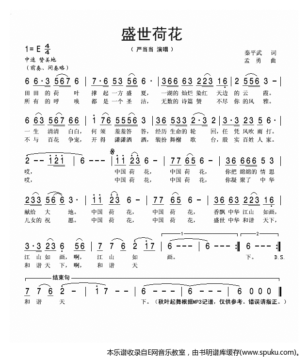 盛世荷花-严当当