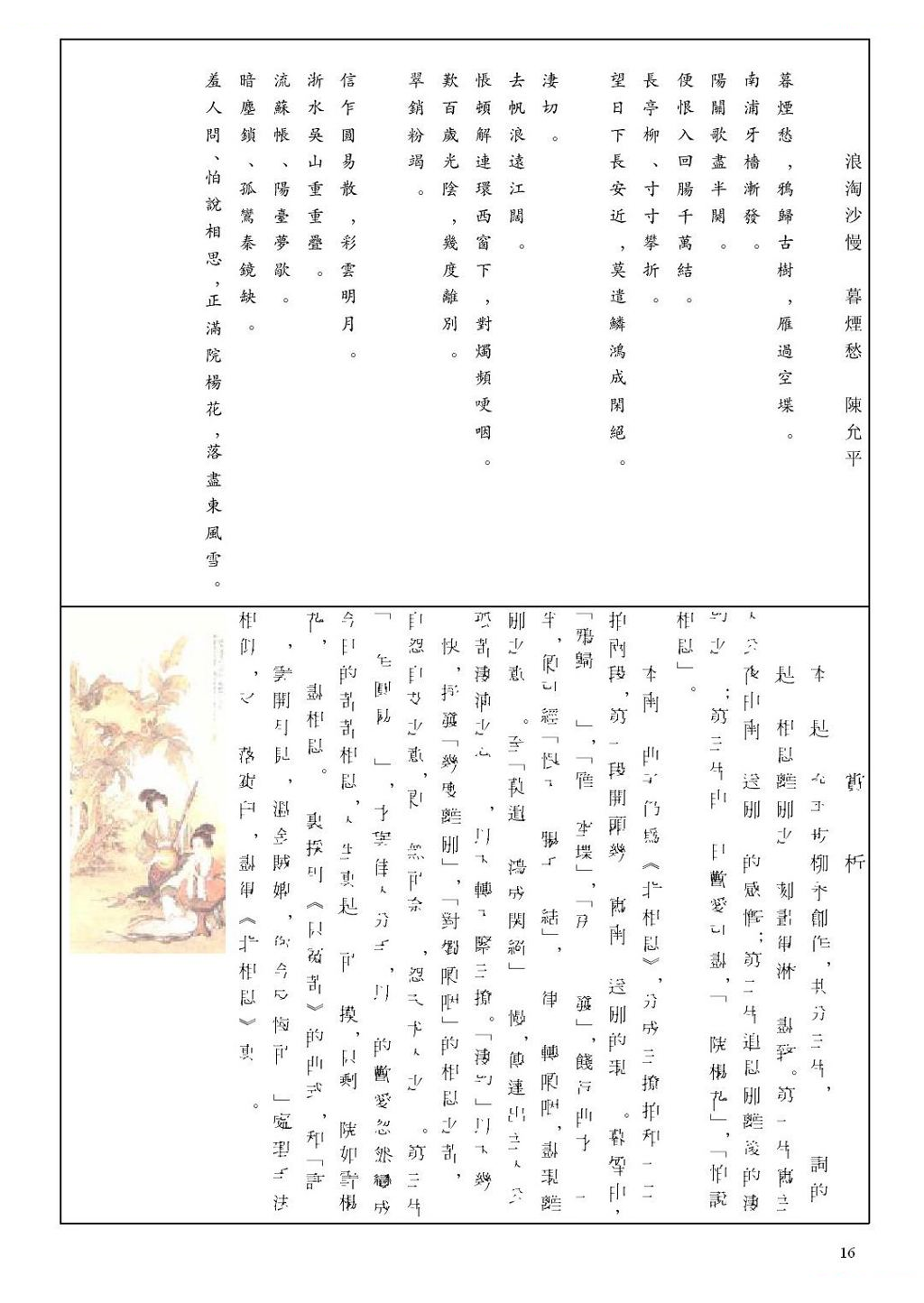 [南音工X谱] 浪淘沙慢 暮烟愁 陈允平 北相思 其他唱谱
