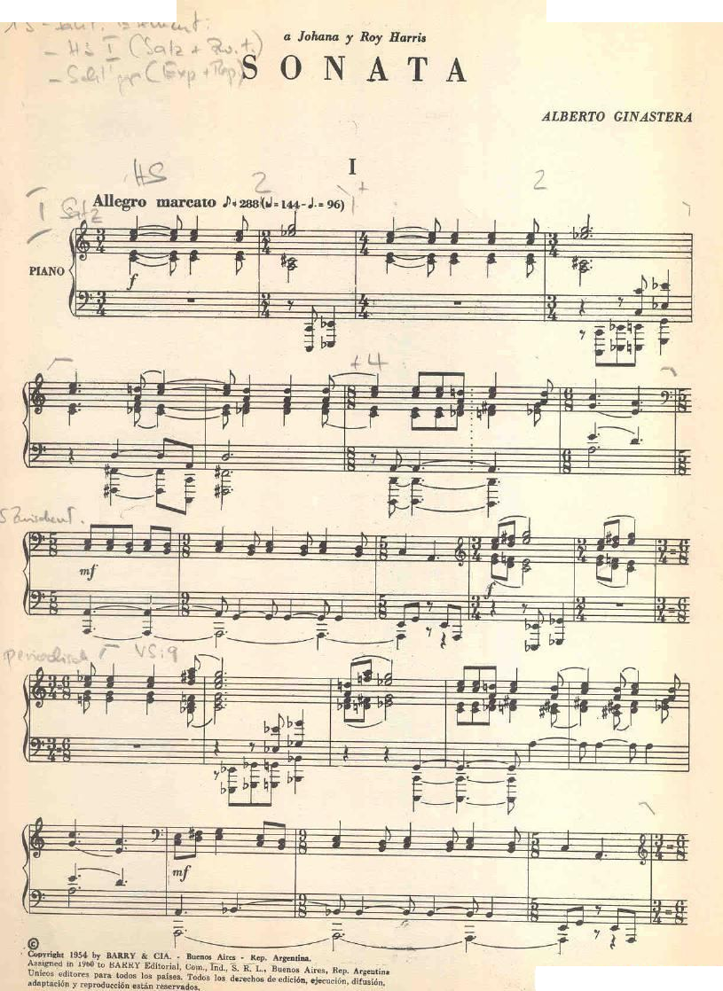 Ginastera - Sonata No 1 Sonata No 1 -