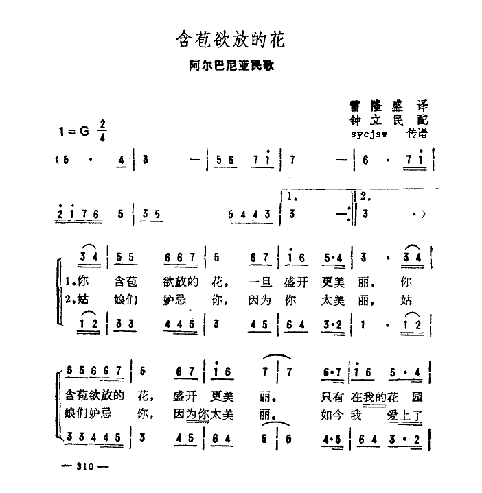 含苞欲放的花