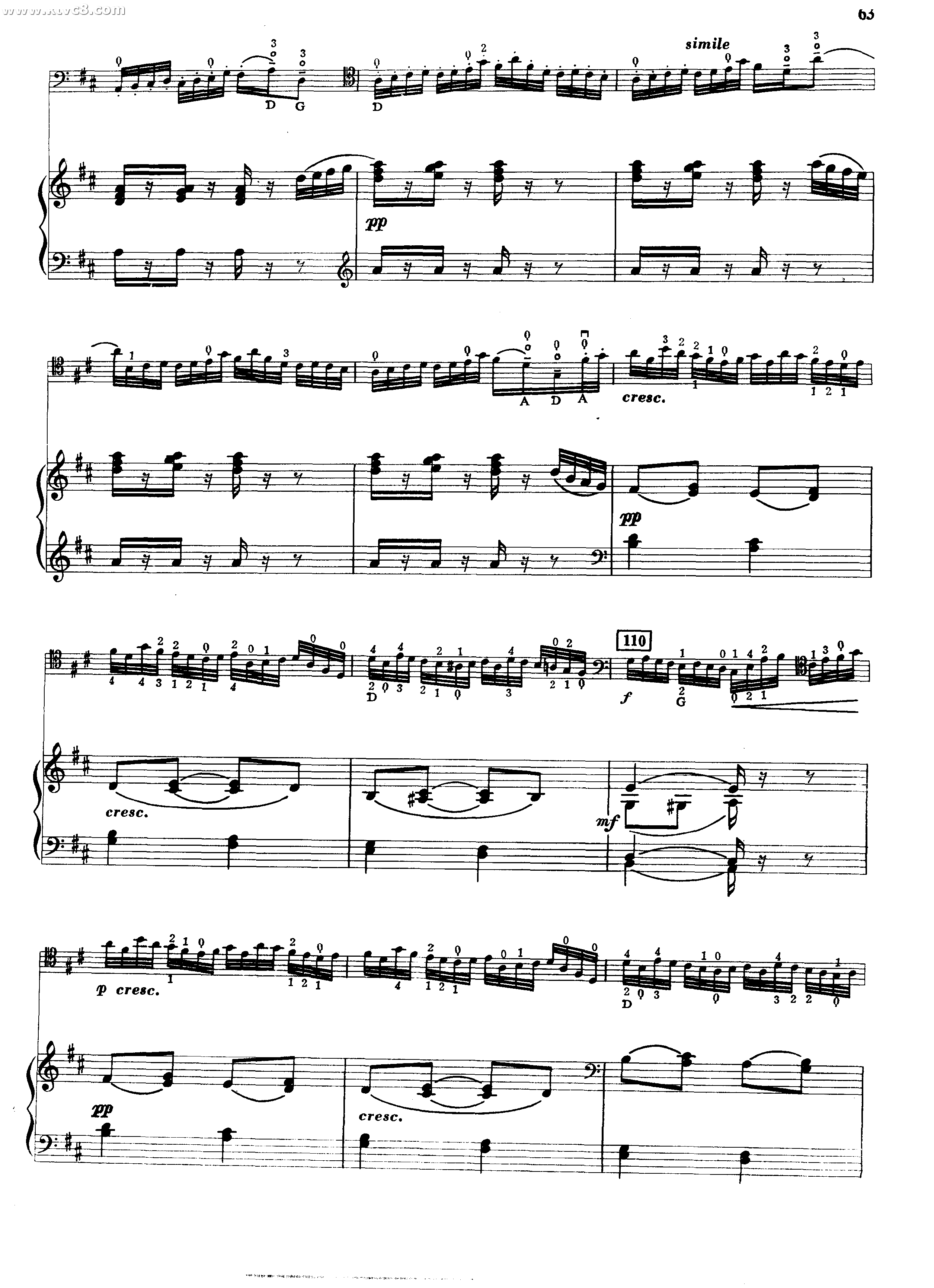 随想曲 提琴谱