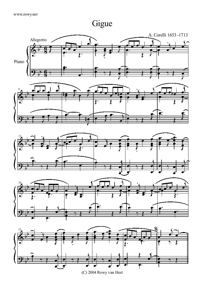 Corelli - Gigue Gigue -