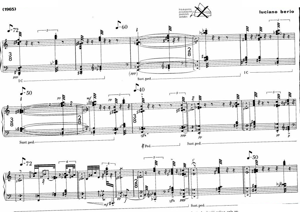 Berio - Sequenza IV Sequenza IV -