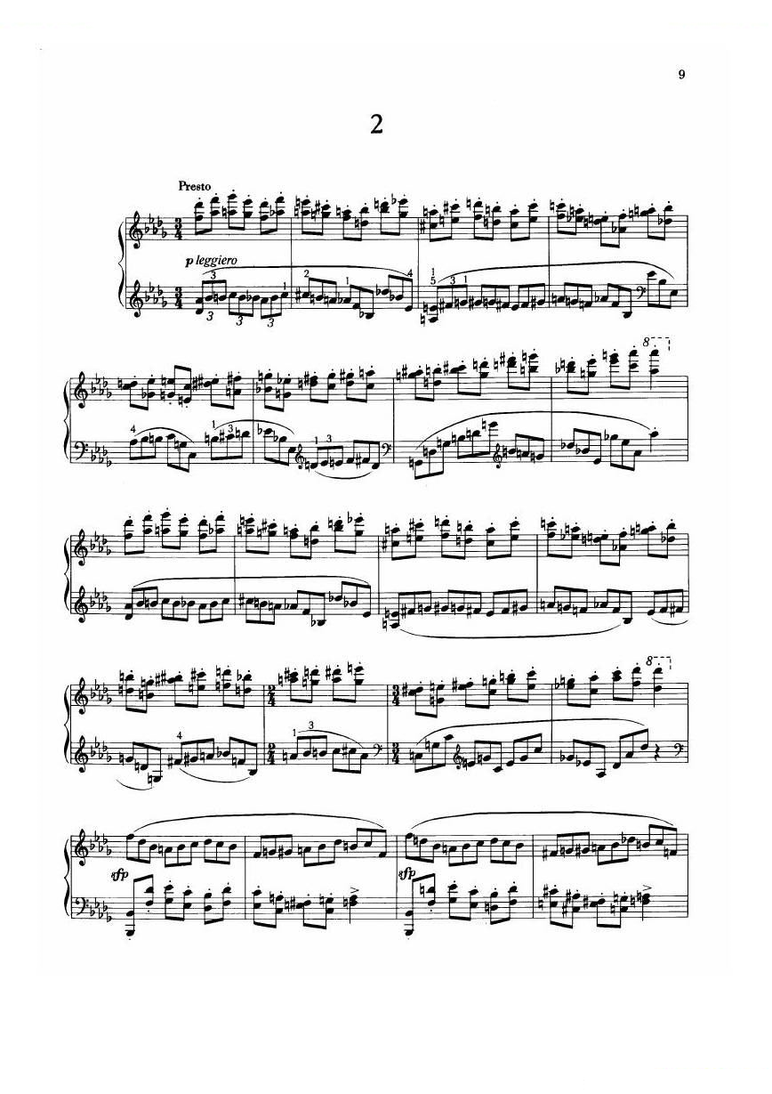 Dohnanyi_Etude Op.28 - 2 2 -