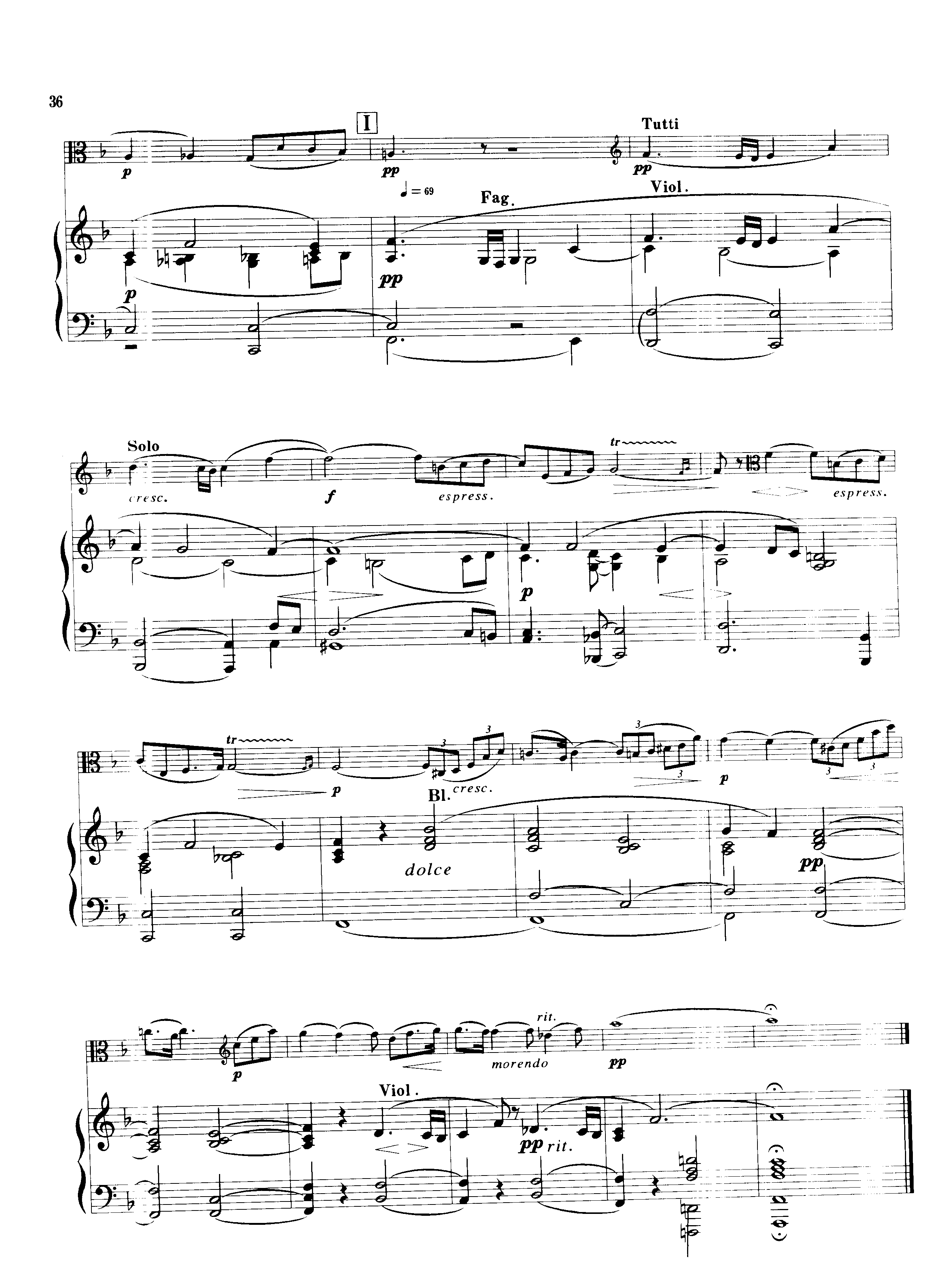 浪漫曲 提琴谱
