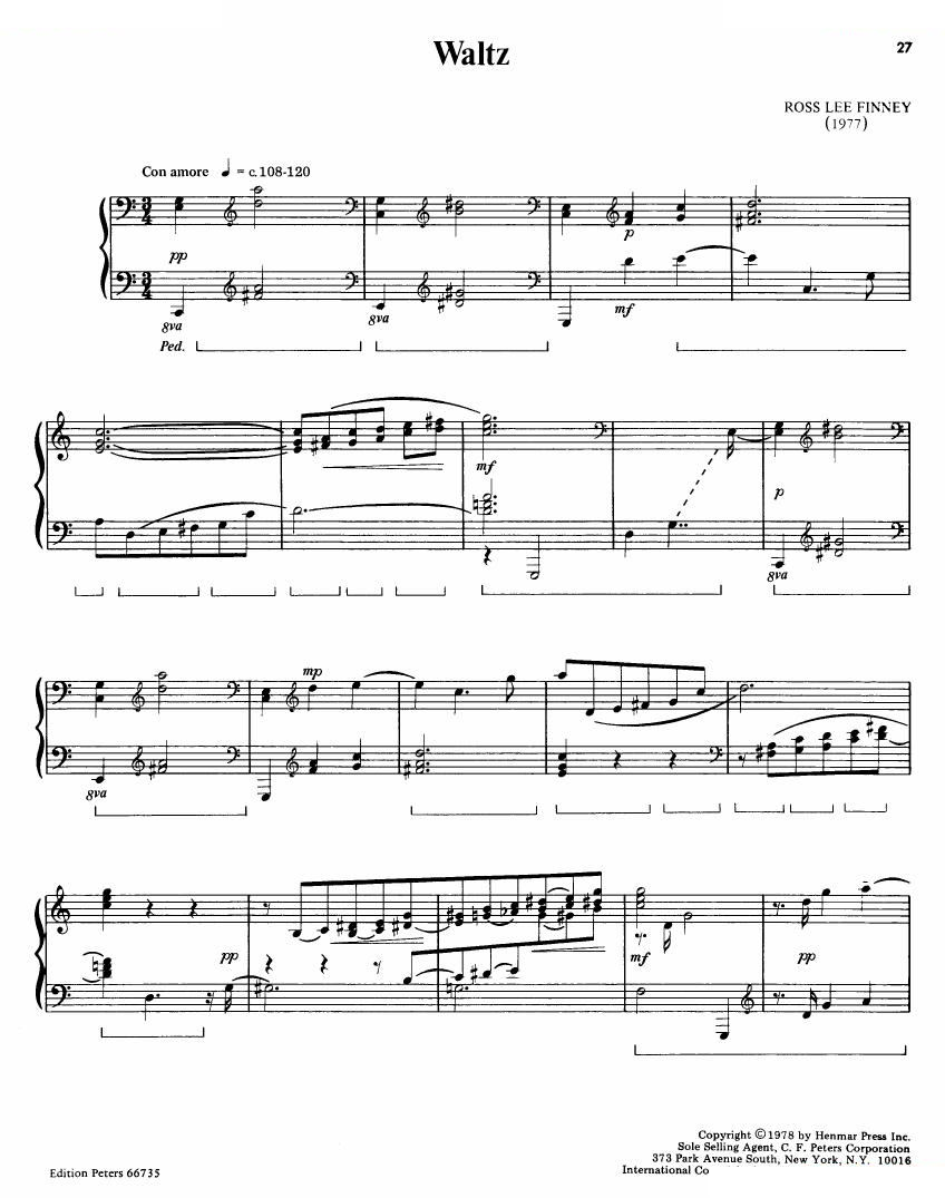 Finney - Waltz Waltz -