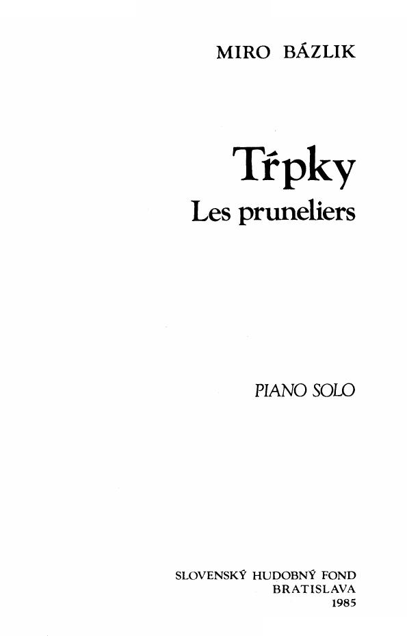 Bazlik - Preludes book 2（一） Preludes book 2（一） -
