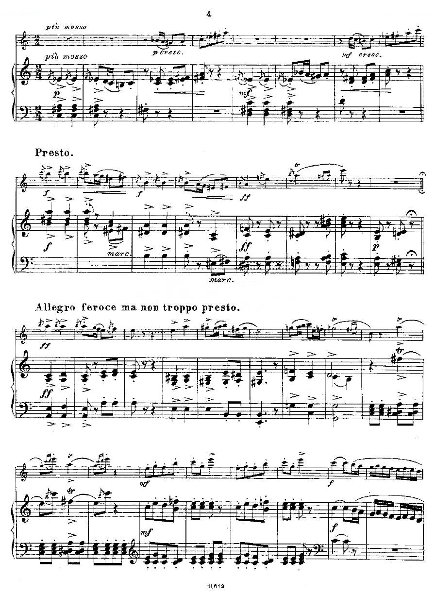 Opern-Transcriptionen.Op.45-7（长笛+钢琴伴奏） 铜管乐谱