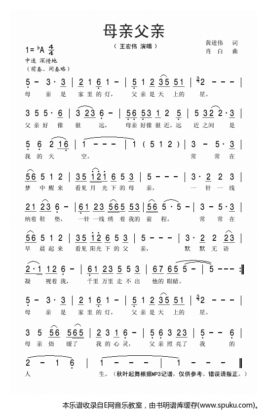 母亲父亲-王宏伟