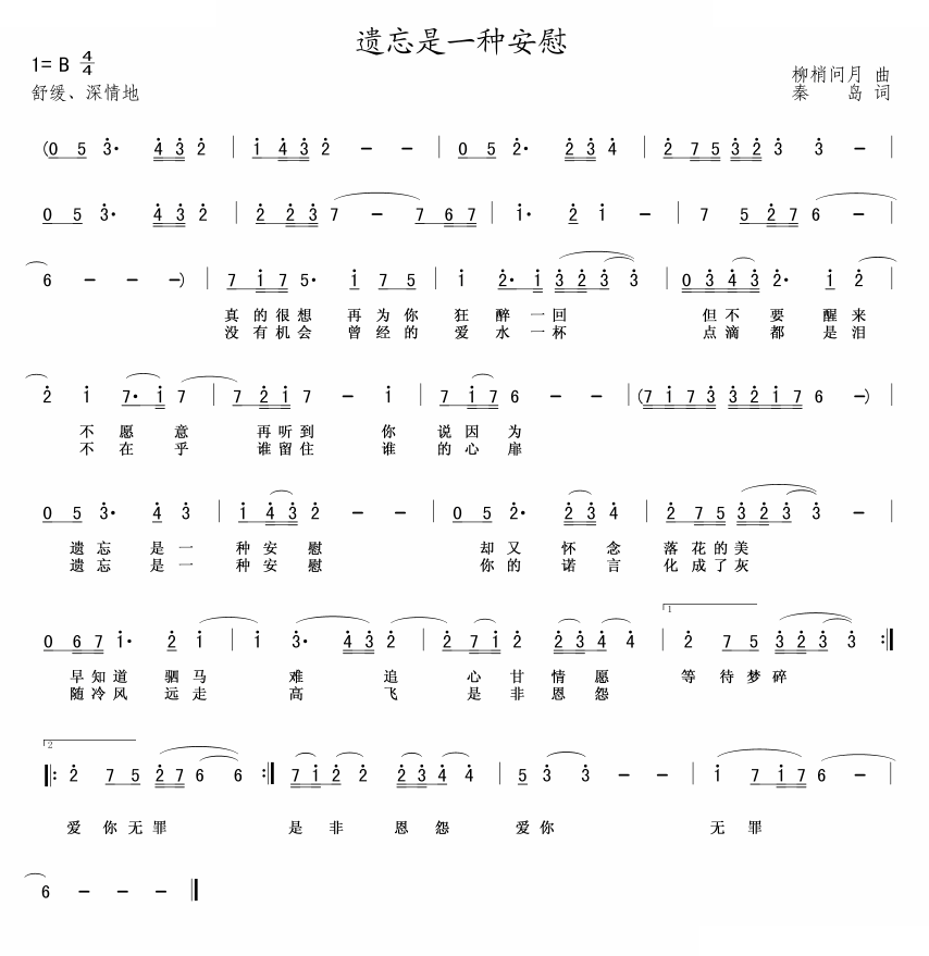遗忘是一种安慰 
