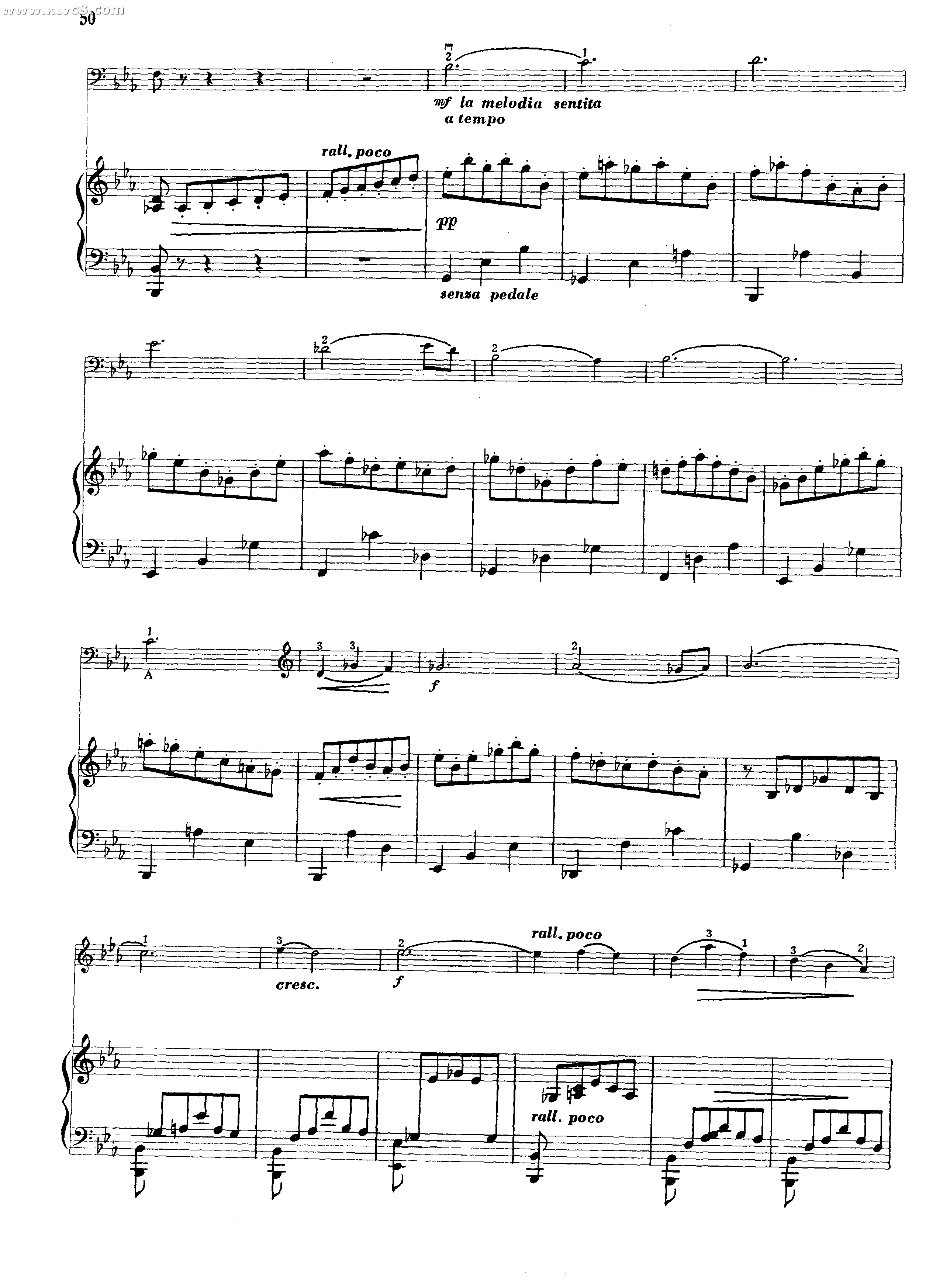间奏曲 戈叶斯卡斯歌剧选曲 提琴谱
