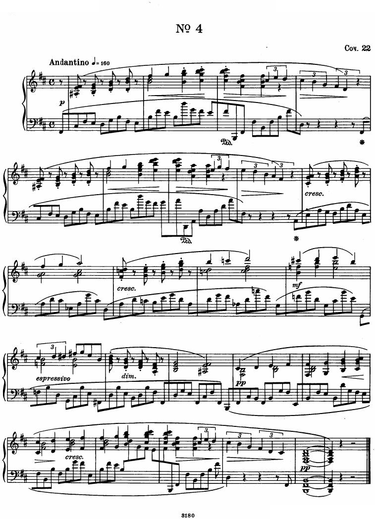 Beach - Op. 22, 4 Preludes Op. 22, 4 Preludes -