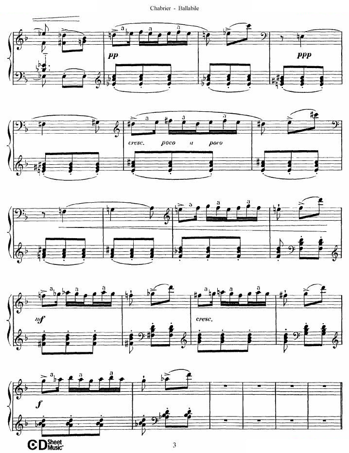 Chabrier - Ballabile Ballabile -