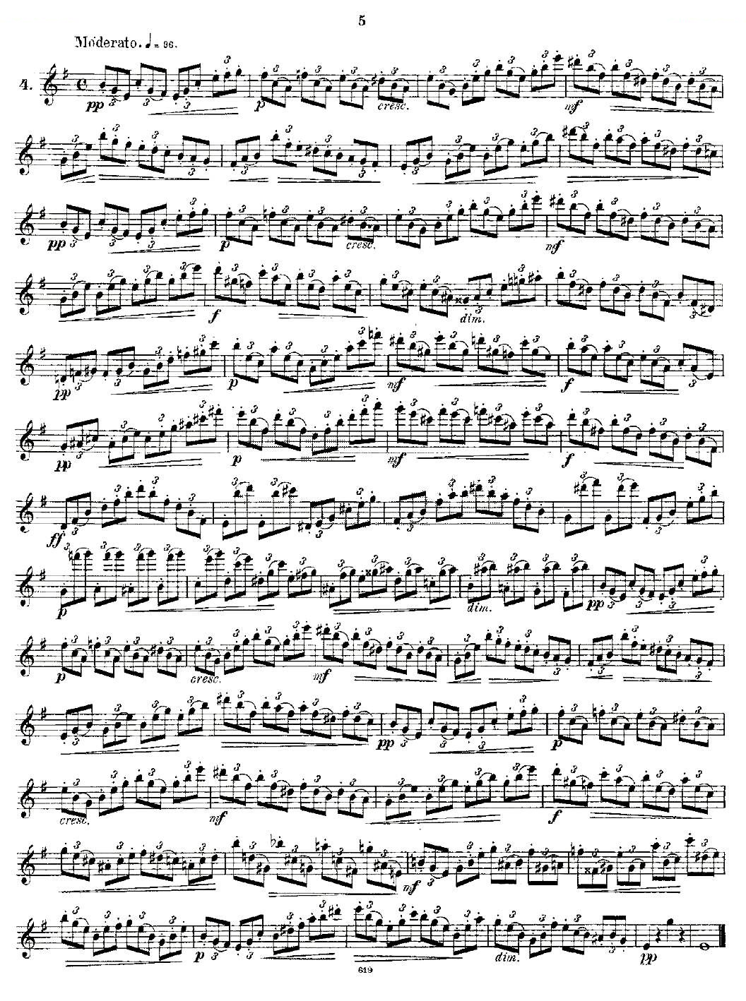 Andersen etude op30 之1—12（练习曲作品30号） 铜管乐谱