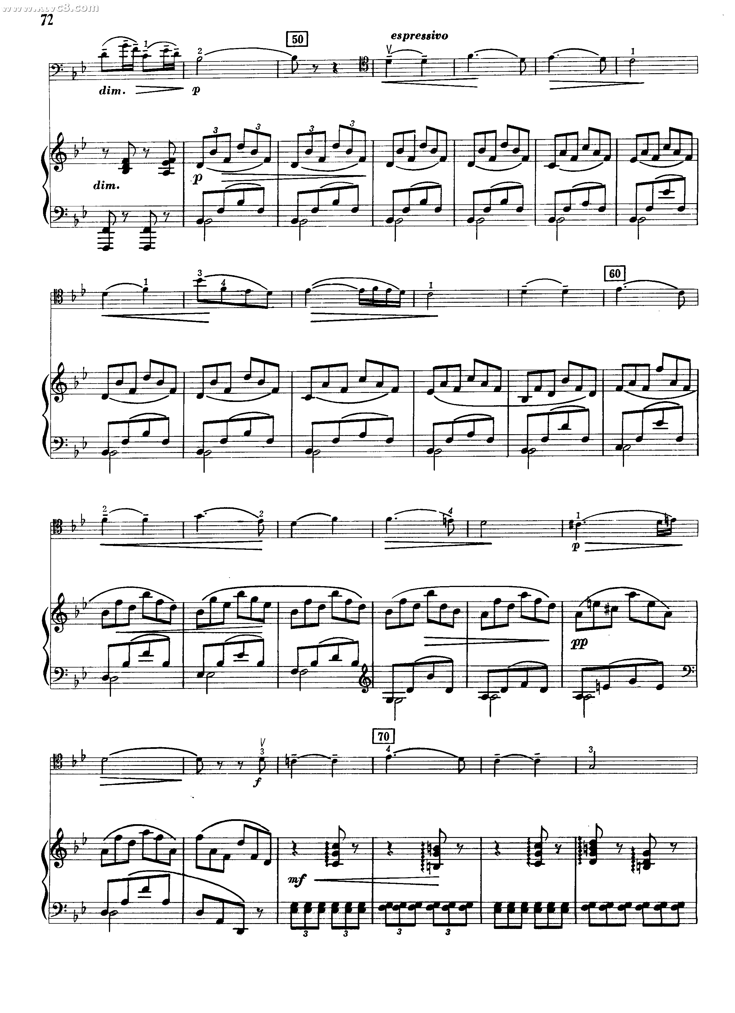 回旋曲 提琴谱