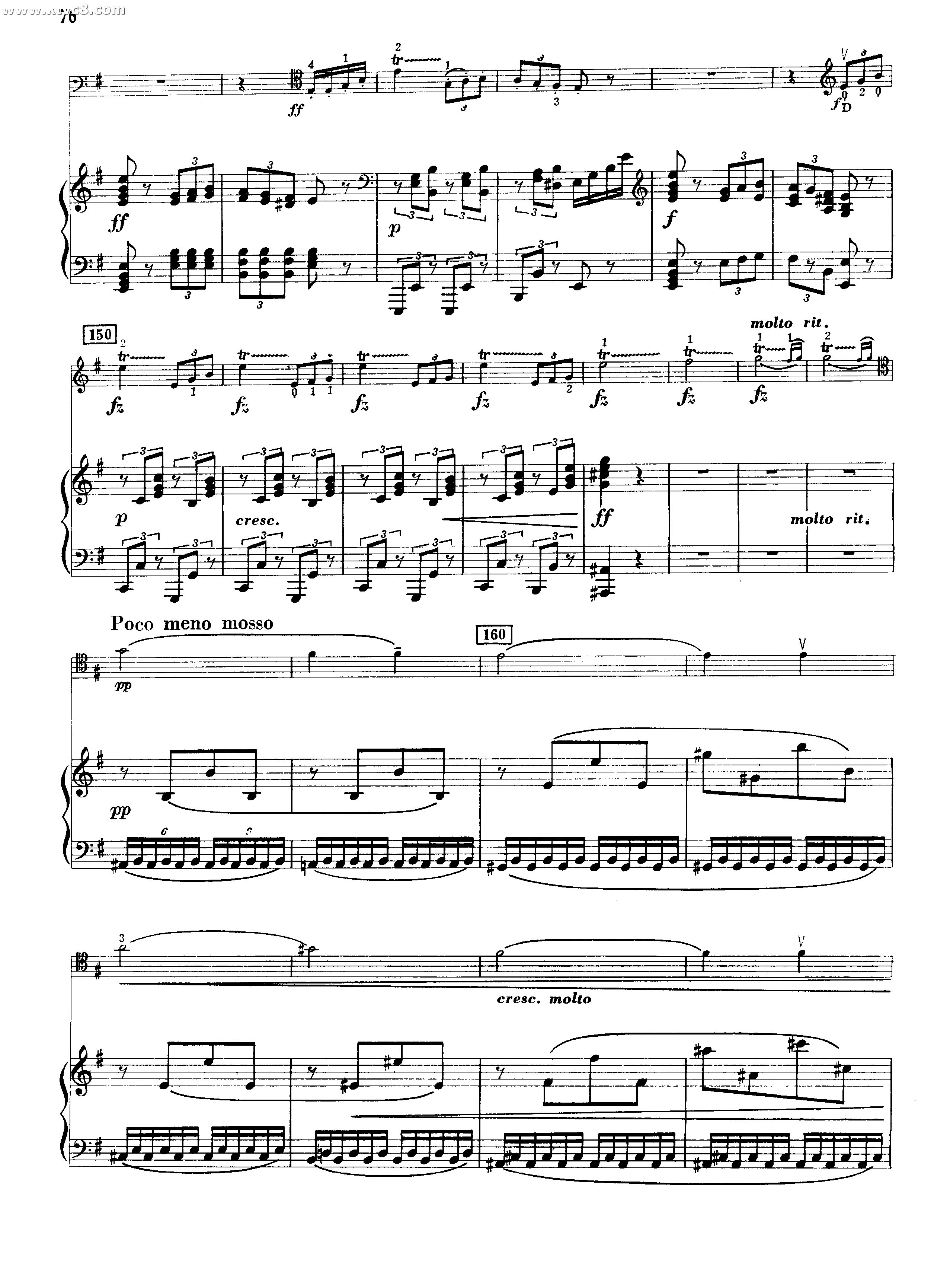 回旋曲 提琴谱