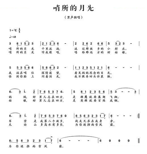 哨所的月光