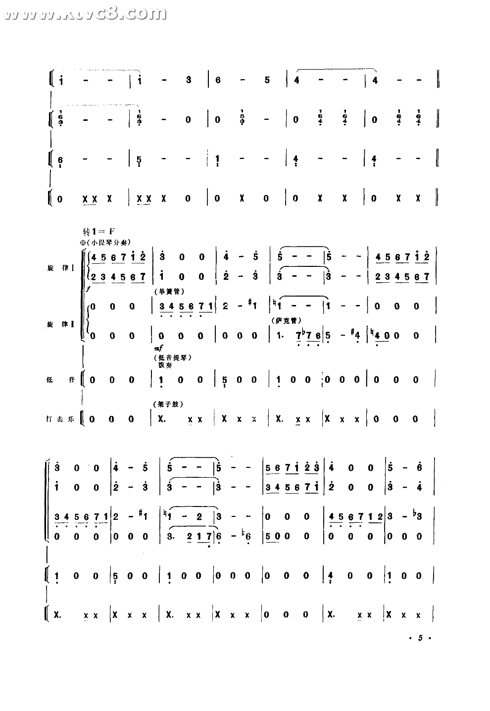 节日圆舞曲(刘廷禹曲) 其他谱