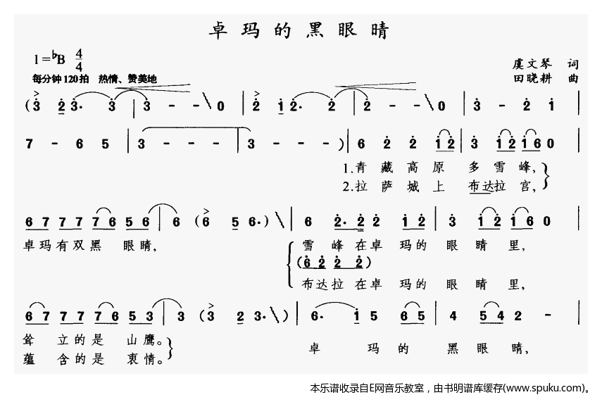 卓玛的黑眼睛-范琳琳