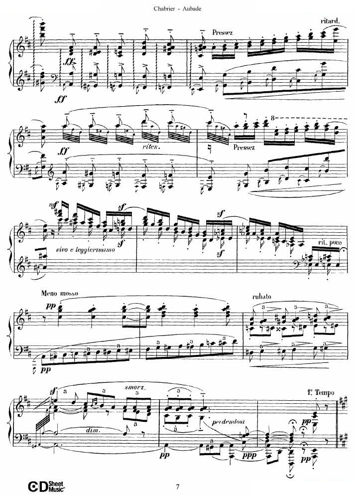 Chabrier - Aubabe Aubabe -