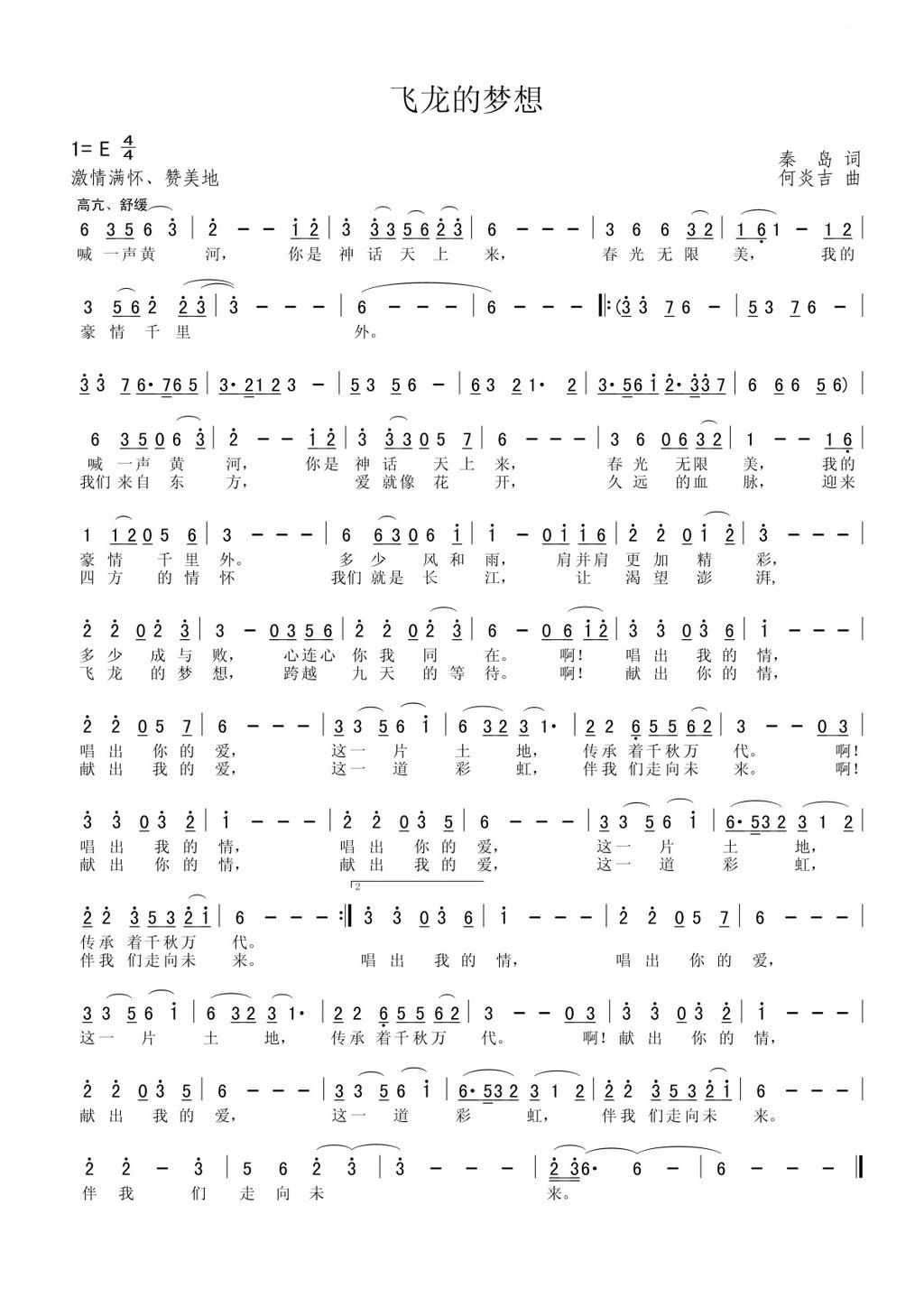 飞龙的梦想