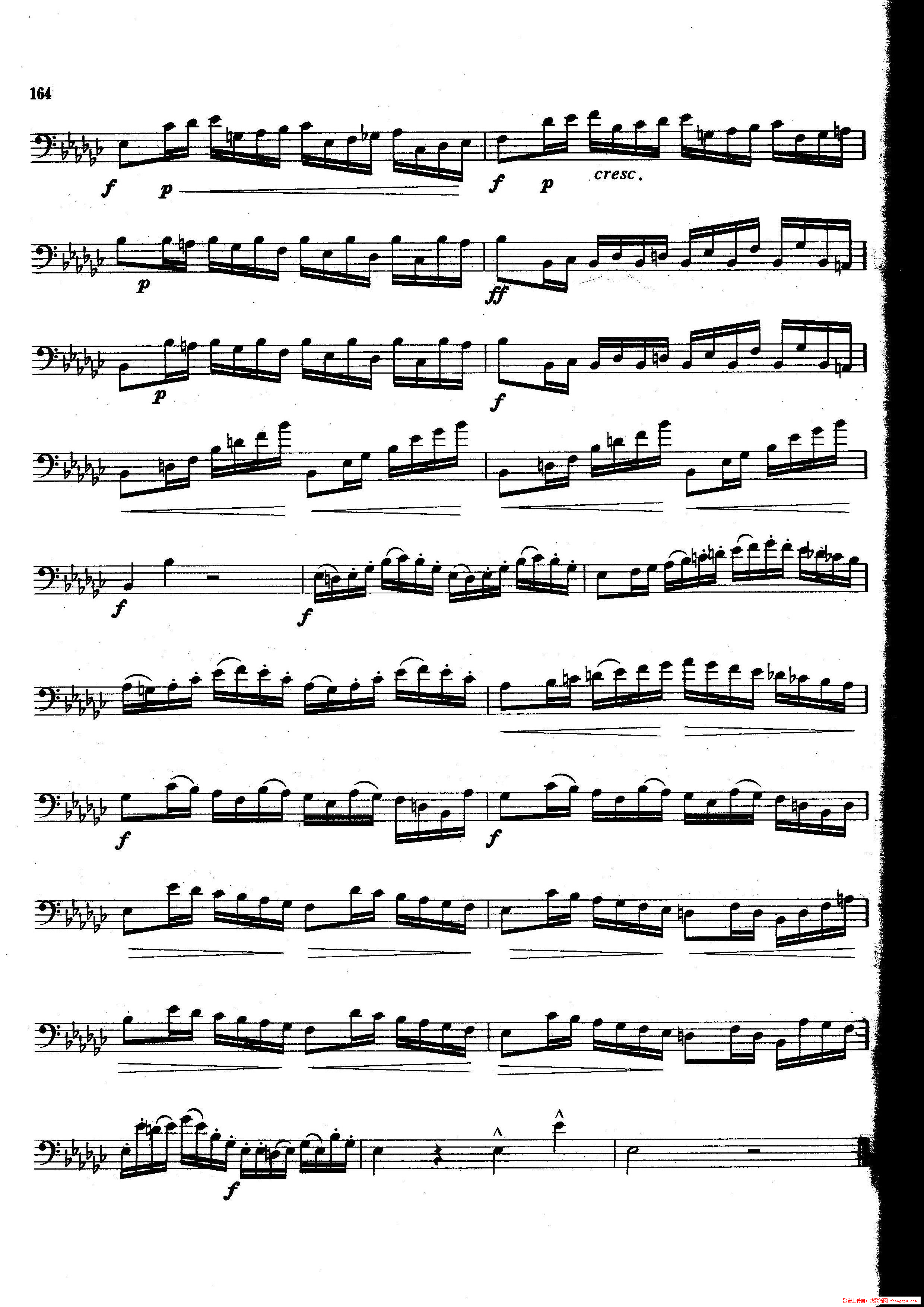 中央音乐学院_长号7级练习曲（业余版）