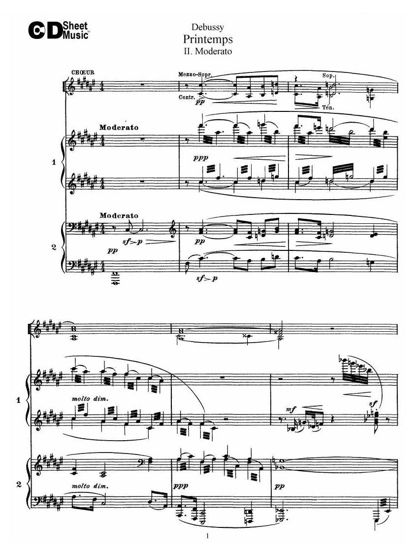 Debussy - Printemps II Printemps II -