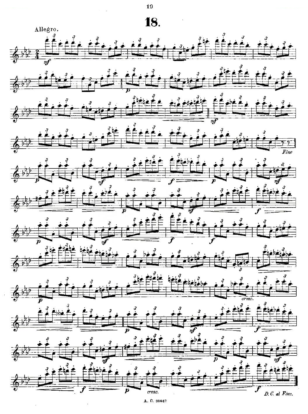 24首长笛练习曲 Op.21 之13—24 铜管乐谱
