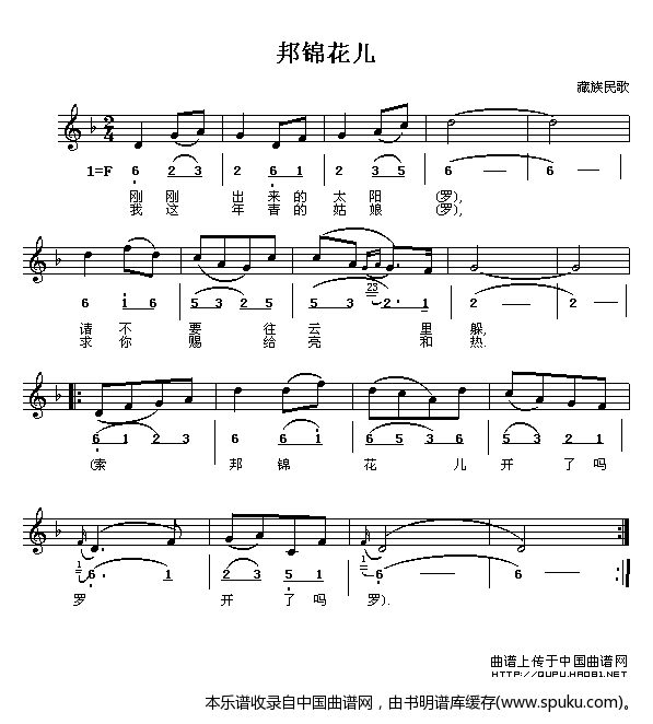 邦锦花儿（线、混排版）