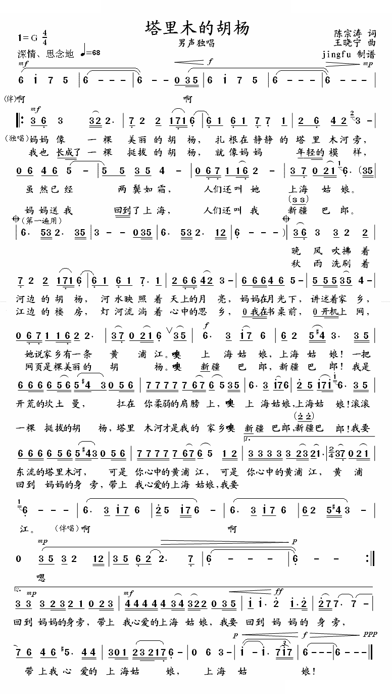 塔里木的胡杨
