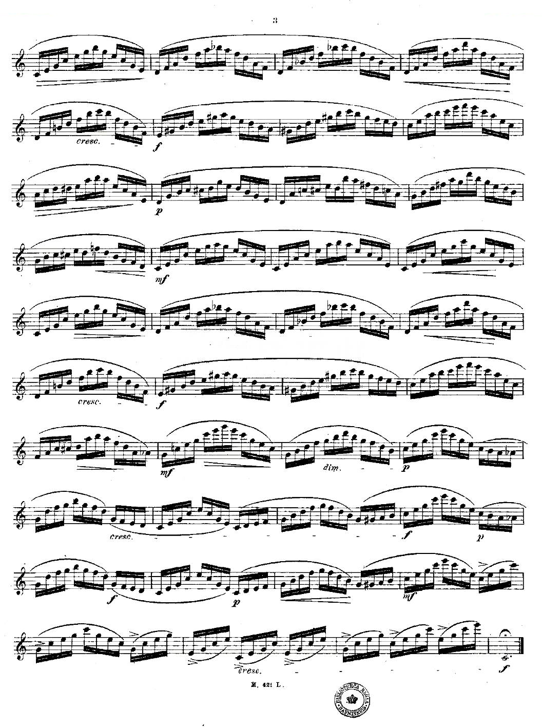 24首长笛练习曲 Op.15 之1—5 铜管乐谱