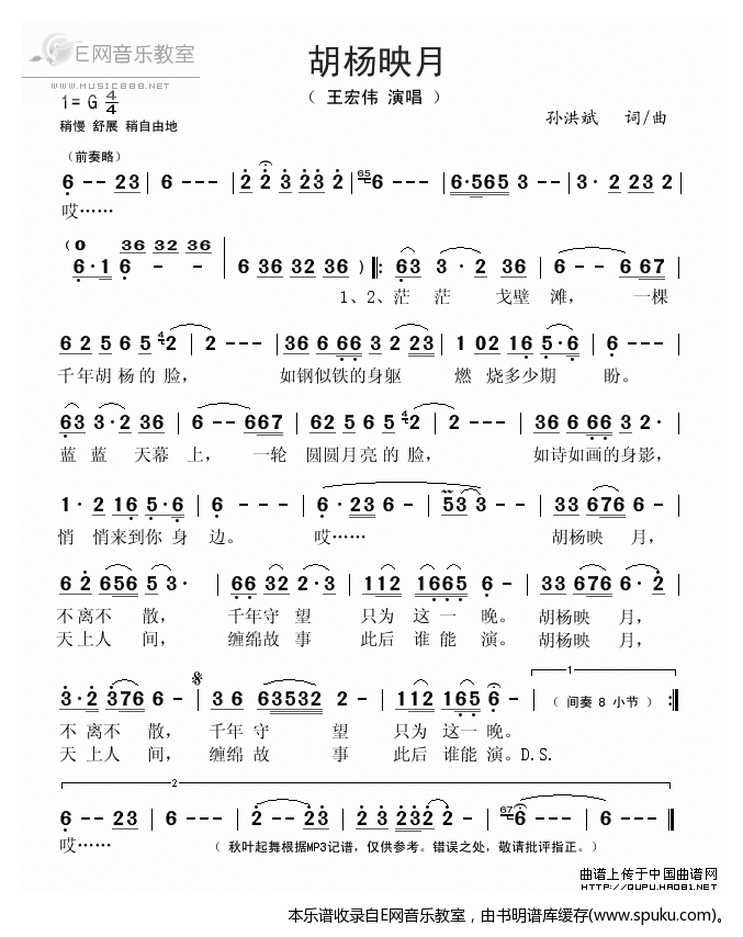 胡杨映月-王宏伟