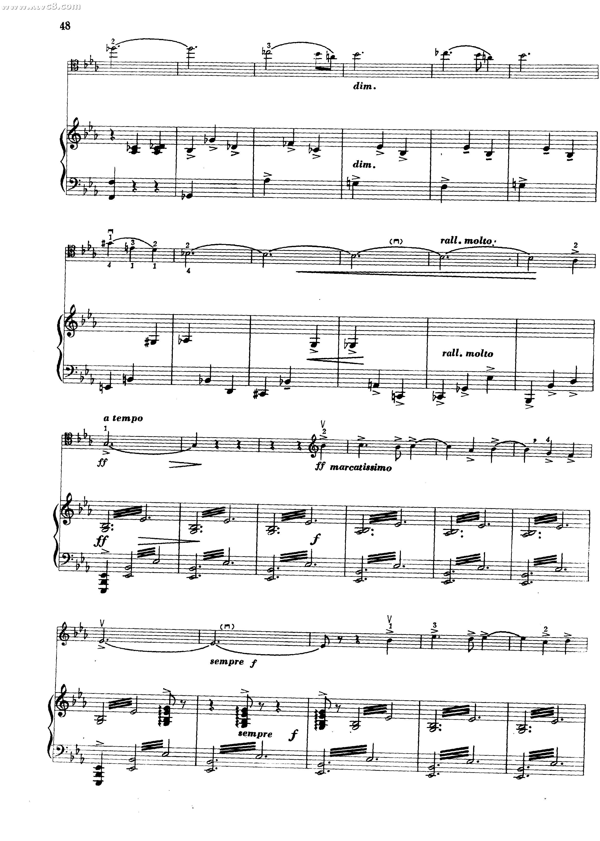 间奏曲 戈叶斯卡斯歌剧选曲 提琴谱