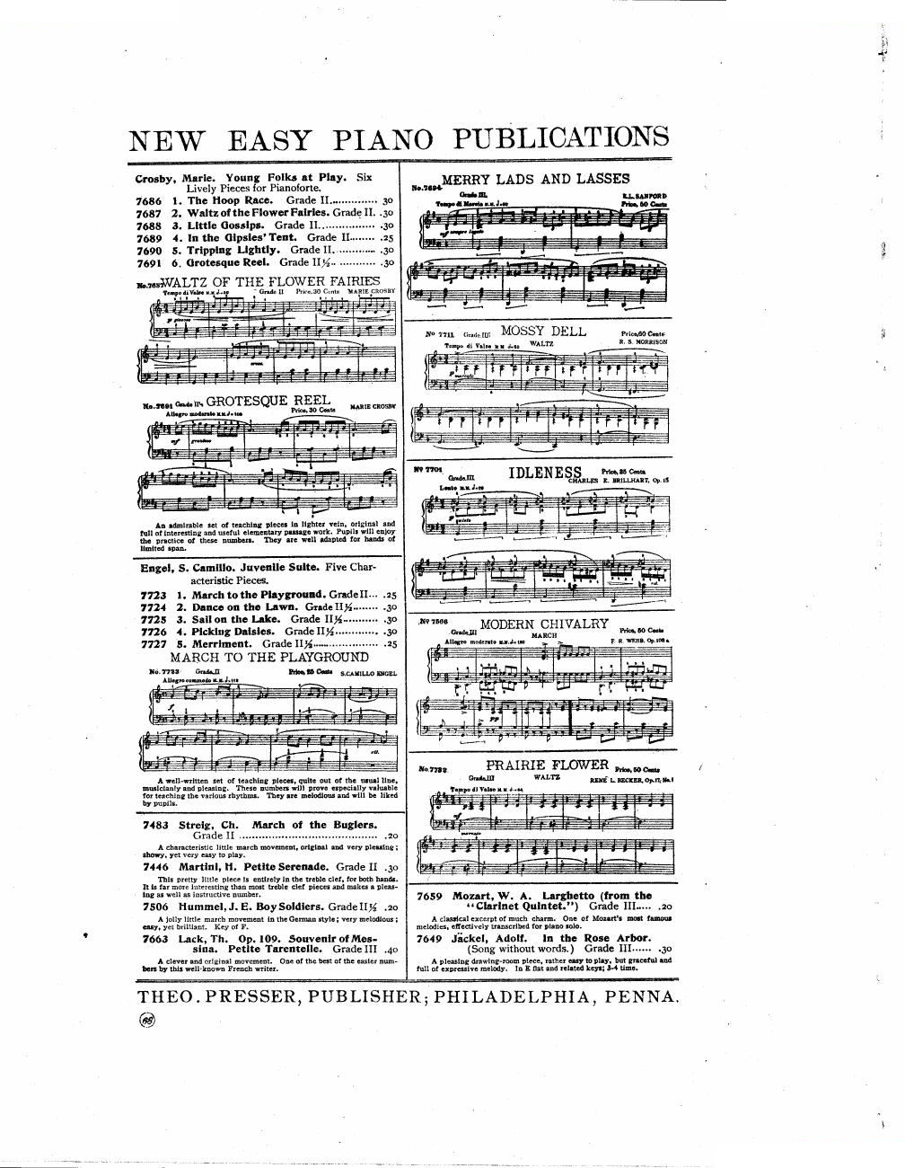 Hofmann - Humoreske op.59 Humoreske op.59 -
