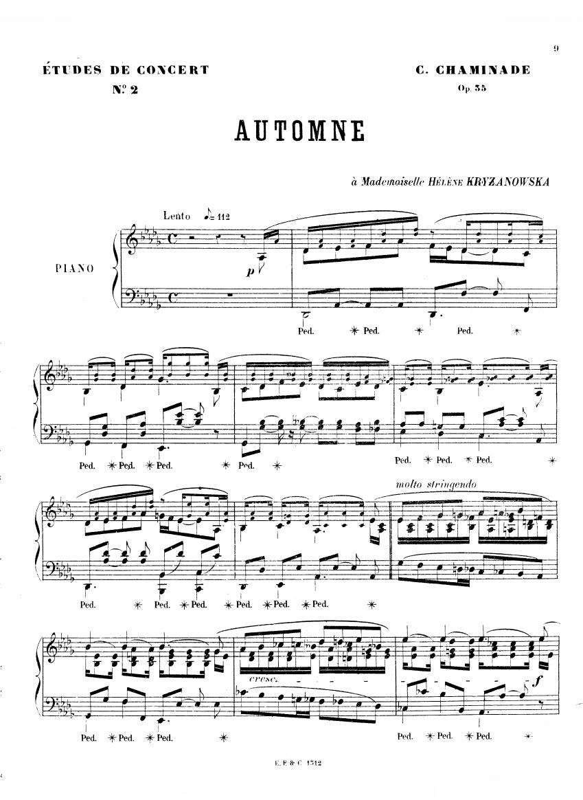 Chaminade - 6 Etudes Op35 6 Etudes Op35 -