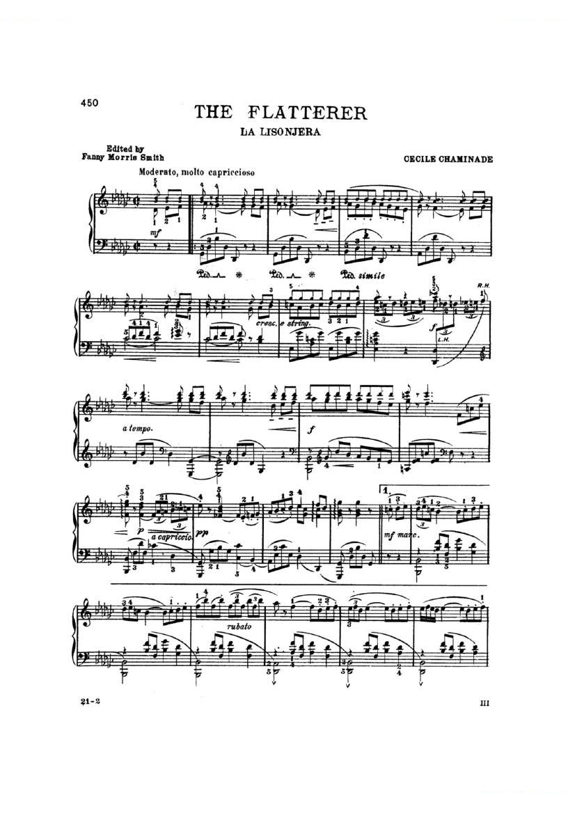 Cecile Chaminade - The Flatterer The Flatterer -