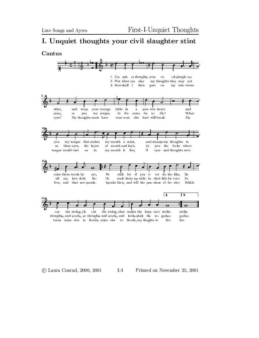 Dowland - Lute Music（一） Lute Music（一） -