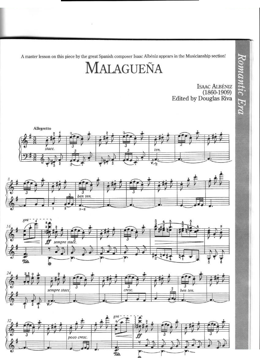 Albeniz - Malaguena Malaguena -