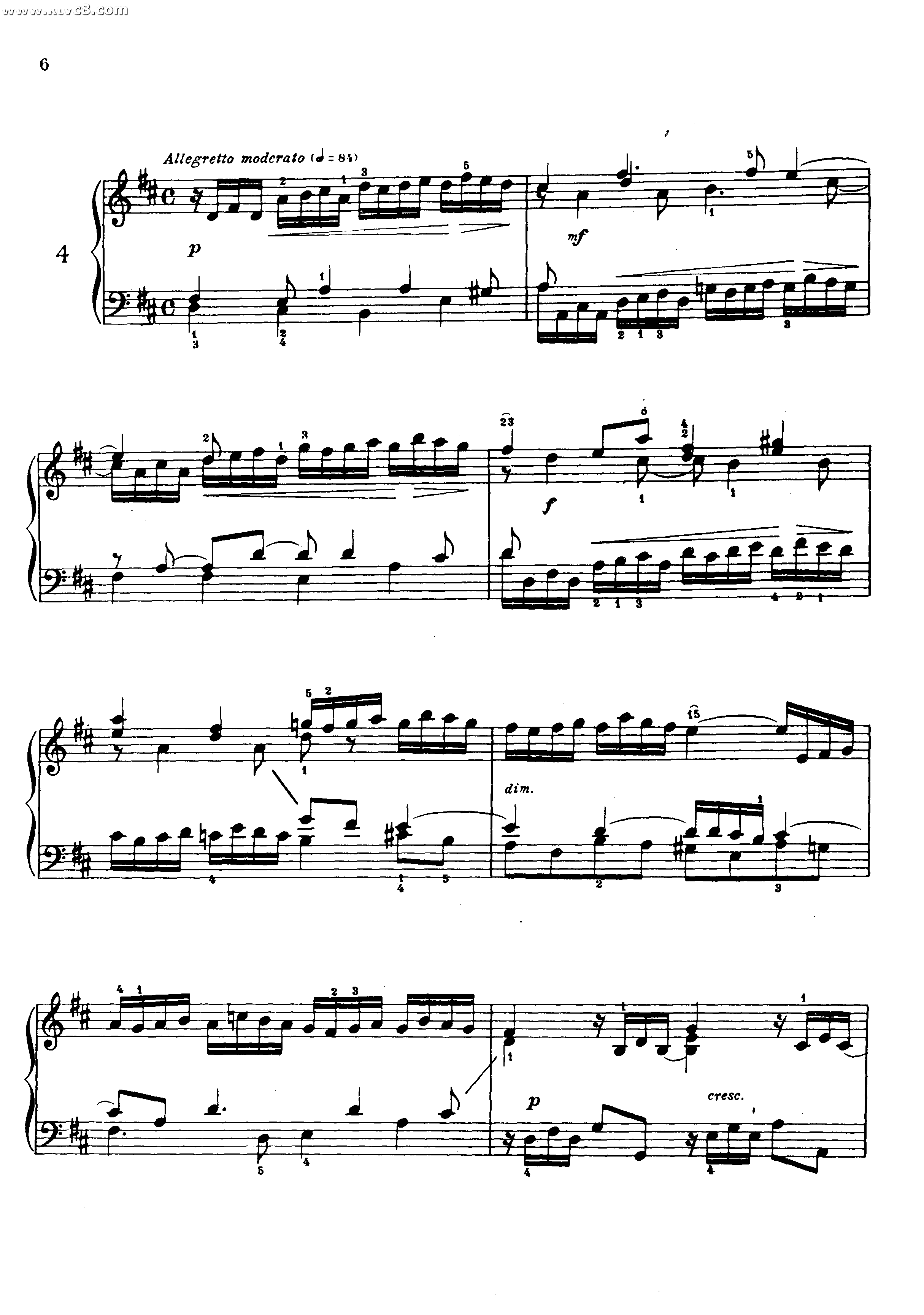 十二首小前奏曲或为初学者用的练习曲 铜管乐谱