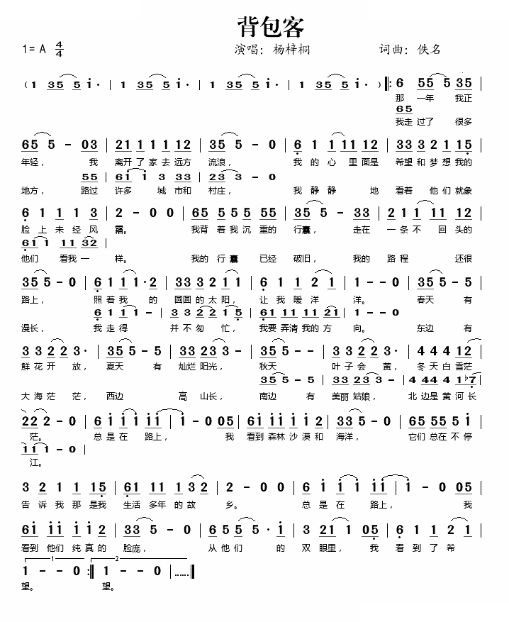 背包客