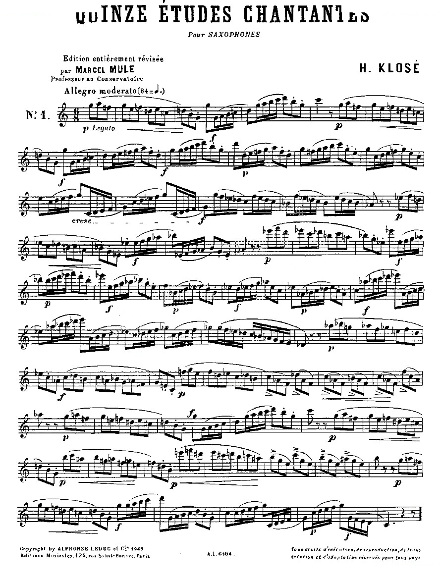 15首如歌的练习曲之1—5 铜管乐谱