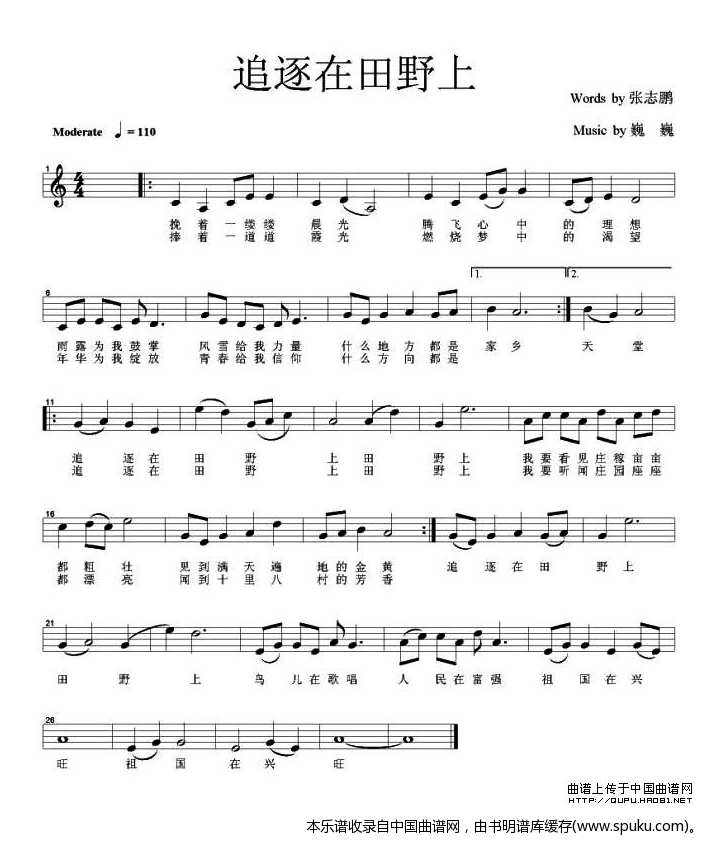 追逐在田野上（版）