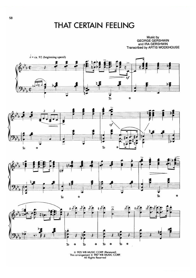 Gershwin (wodehouse) - that that -