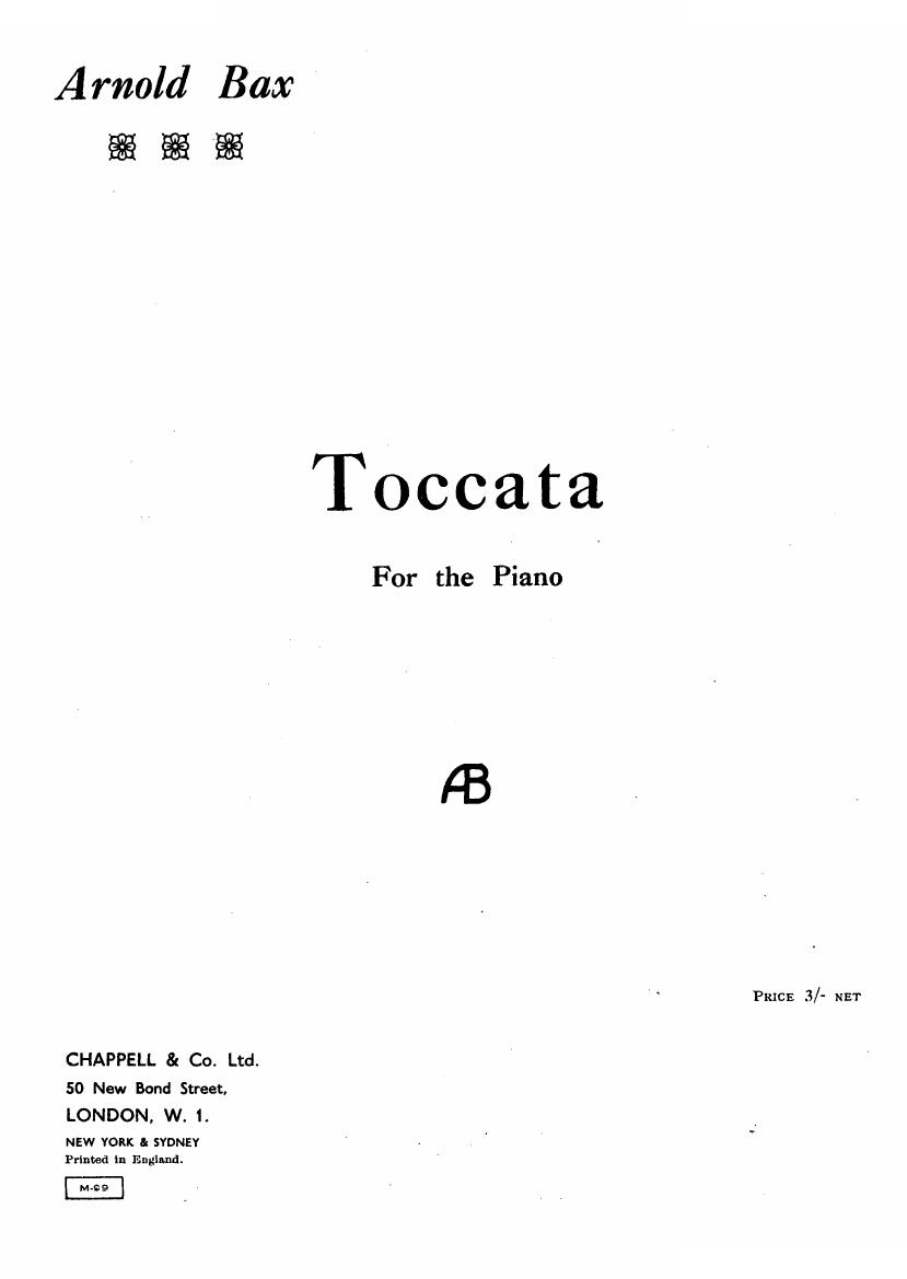 Bax - Toccata Toccata -