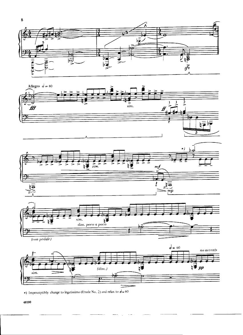 Corigliano - Etude Fantasy Etude Fantasy -